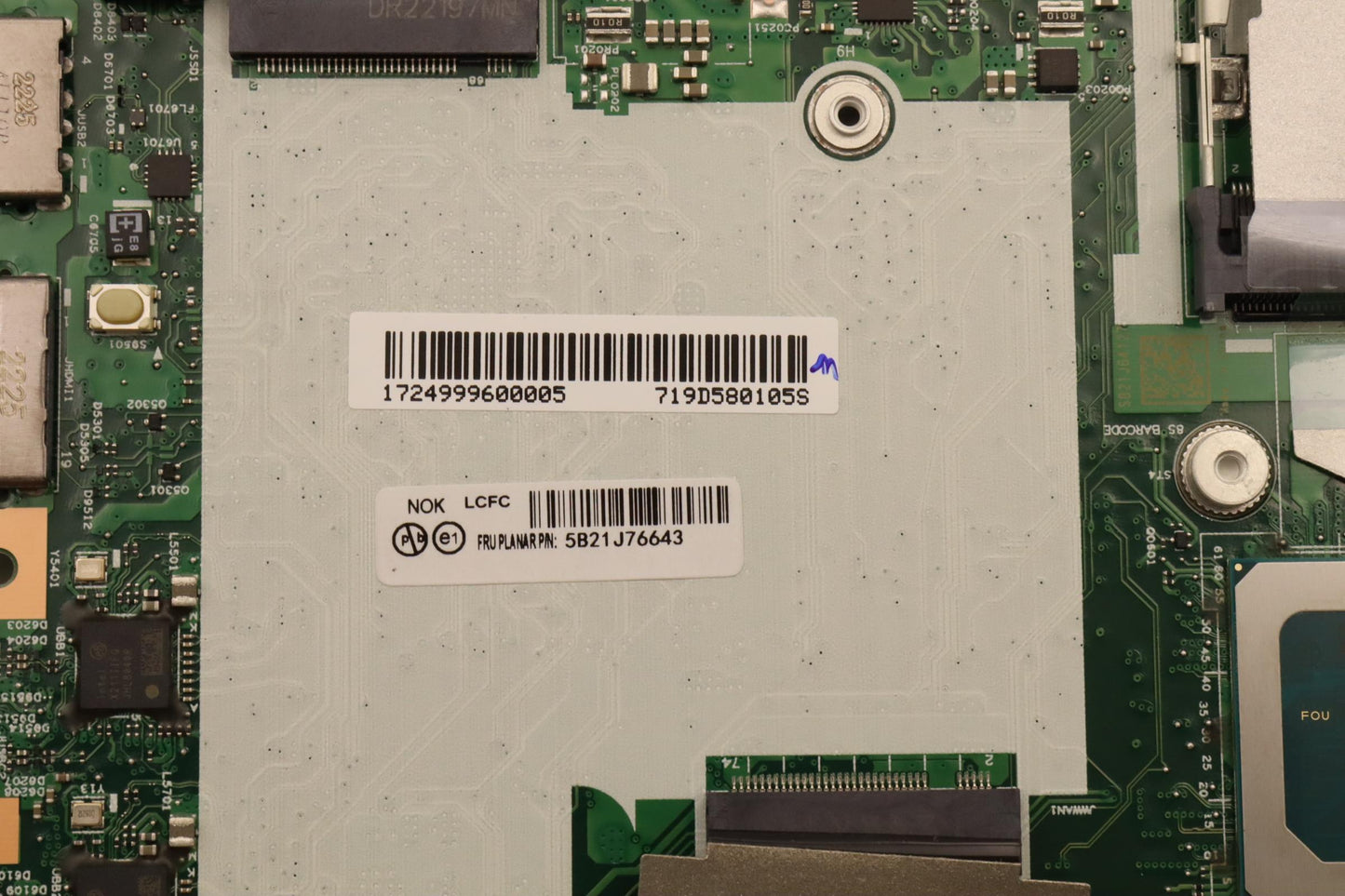 Lenovo Bdplanar I71265Uvp16G211Vpnoky - 5B21J76643