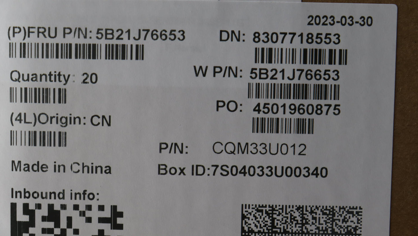 Lenovo Bdplanar Fl R3 5425U Npl Win N - 5B21J76653