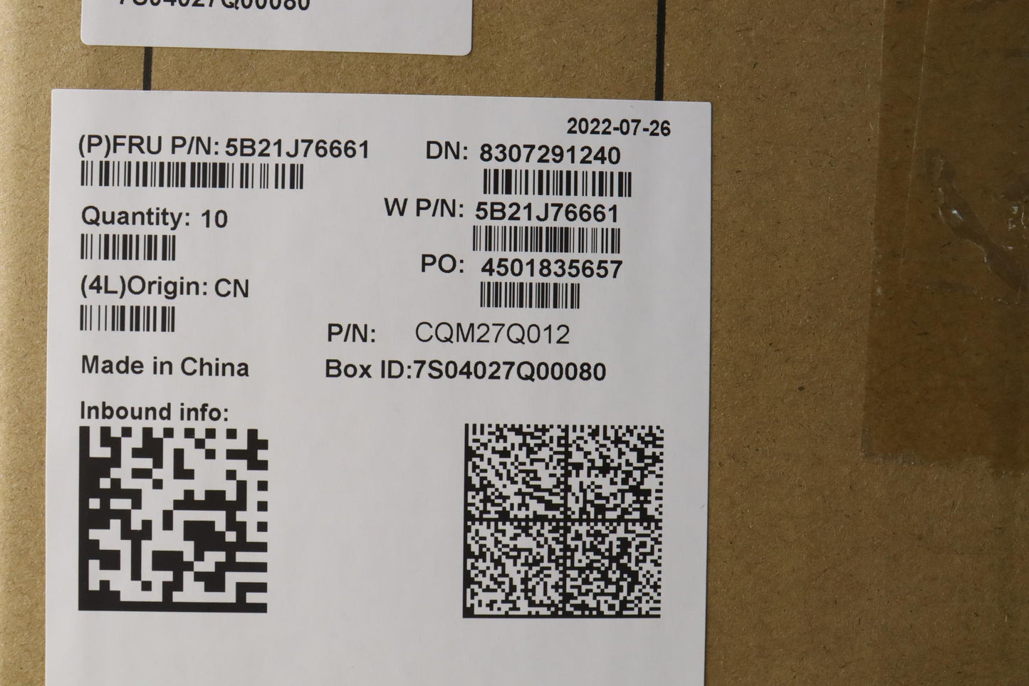 Lenovo Bdplanar Fl R5 5625U Npl Win N - 5B21J76661