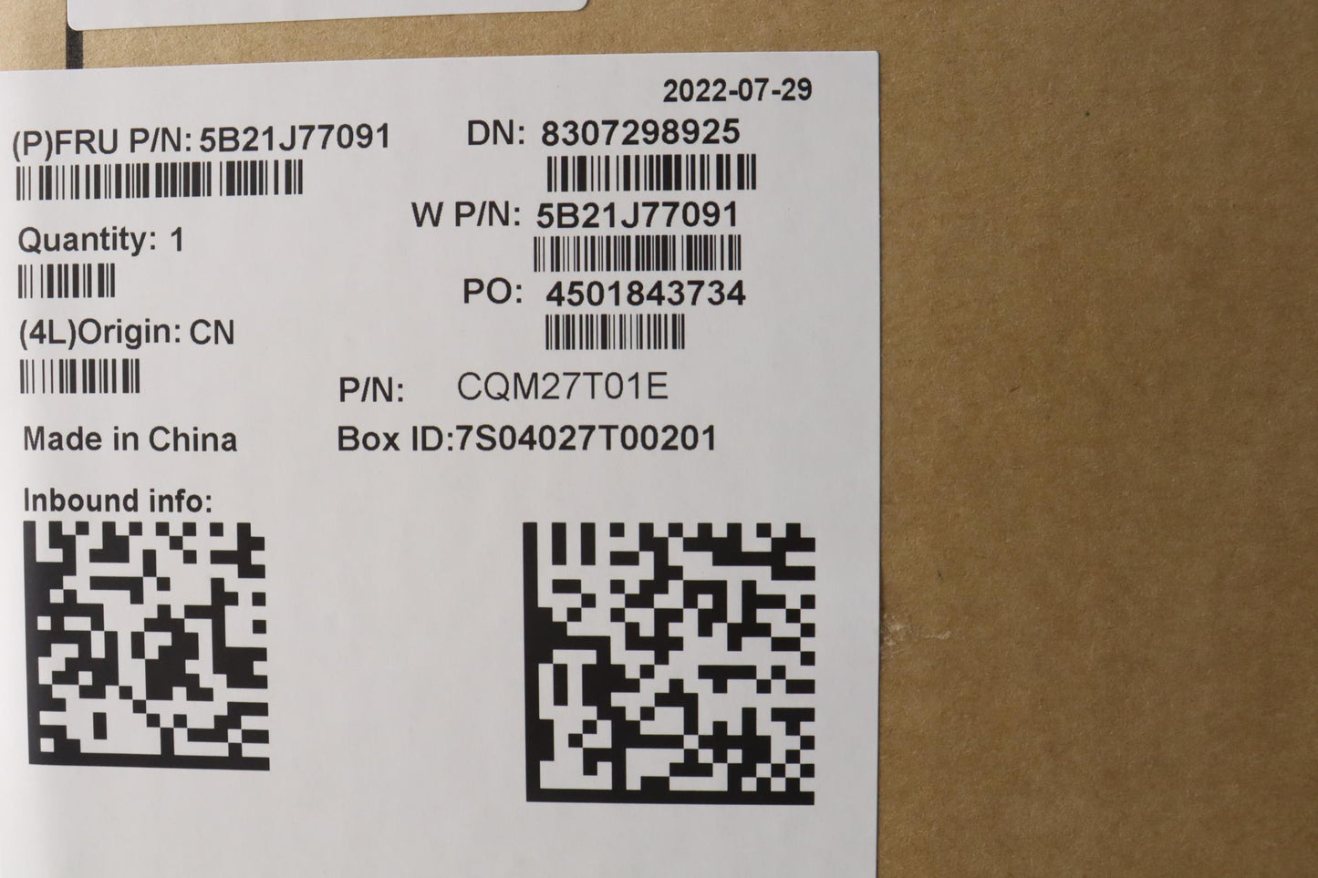 Lenovo Bdplanar Fli51235Uiris Noknayd - 5B21J77091