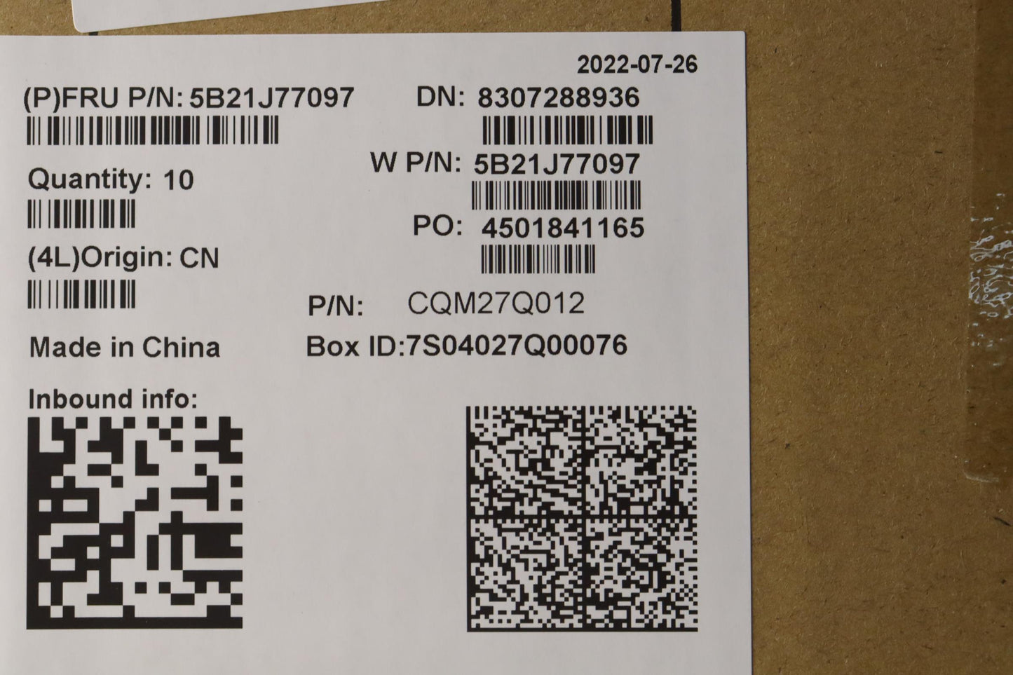 Lenovo System Board, FLi7-1255U, Iris, WIN NAYd2L3YAB DI - 5B21J77097