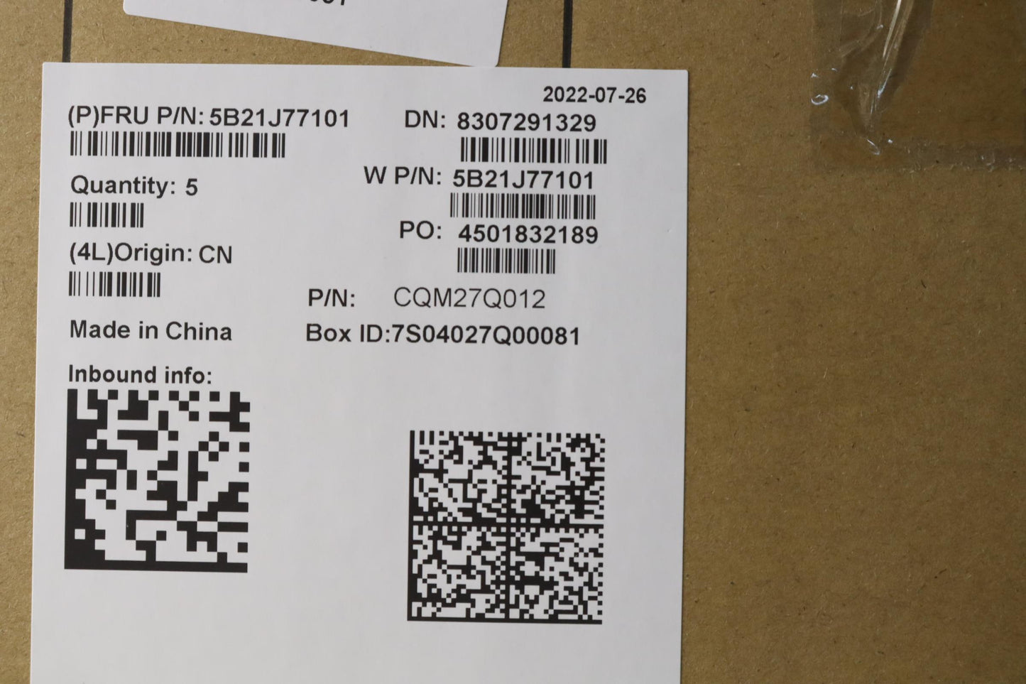 Lenovo Bdplanar Fli51240Piris Winnayd - 5B21J77101