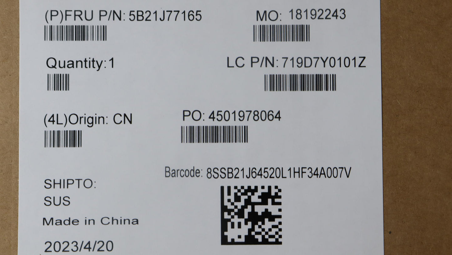 Lenovo Bdplanar I71255U,16G,Ax211,Win - 5B21J77165