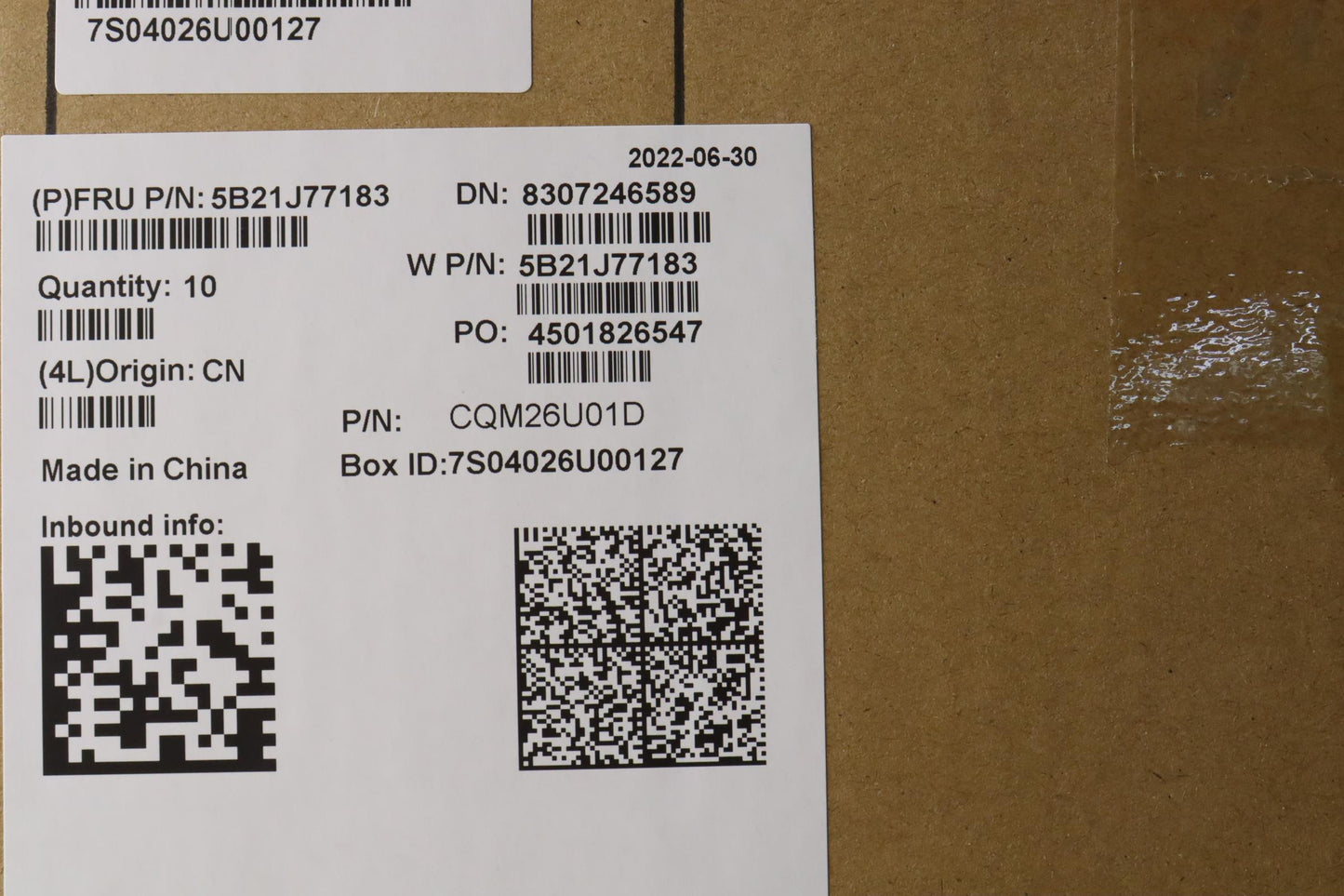 Lenovo Bdplanar N6000 4G Noemmc Win,D - 5B21J77183