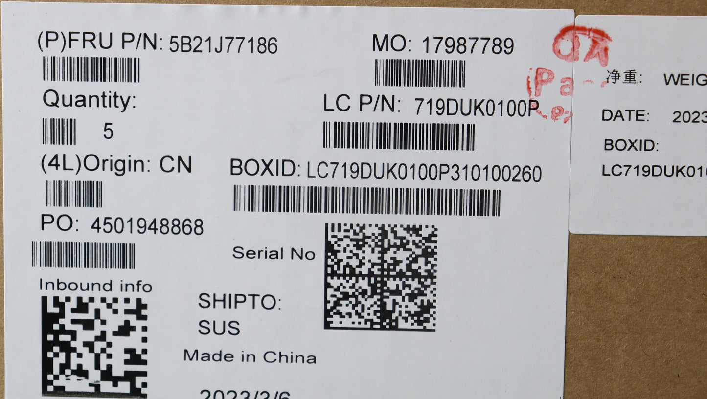 Lenovo Bdplanar Fl R5 P T600 4Gb Nok - 5B21J77186