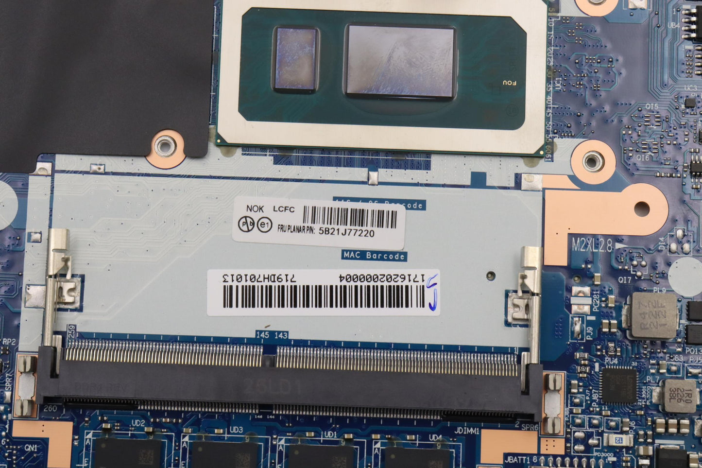 Lenovo Bdplanar Frui31215Uuhd8G Nokna - 5B21J77220