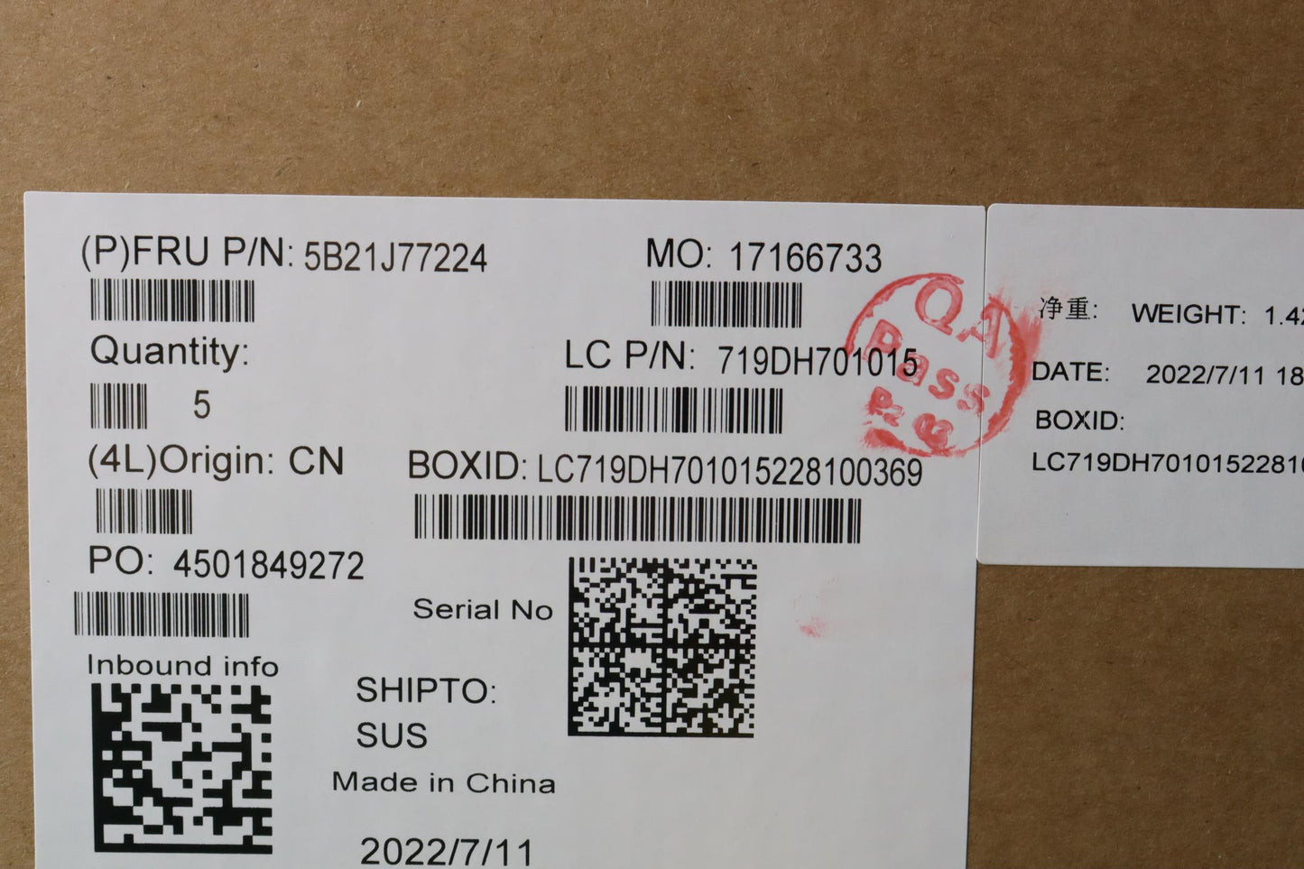 Lenovo Bdplanar Frui51235Uirxe8G Nokn - 5B21J77224