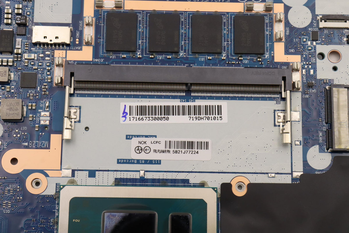 Lenovo Bdplanar Frui51235Uirxe8G Nokn - 5B21J77224