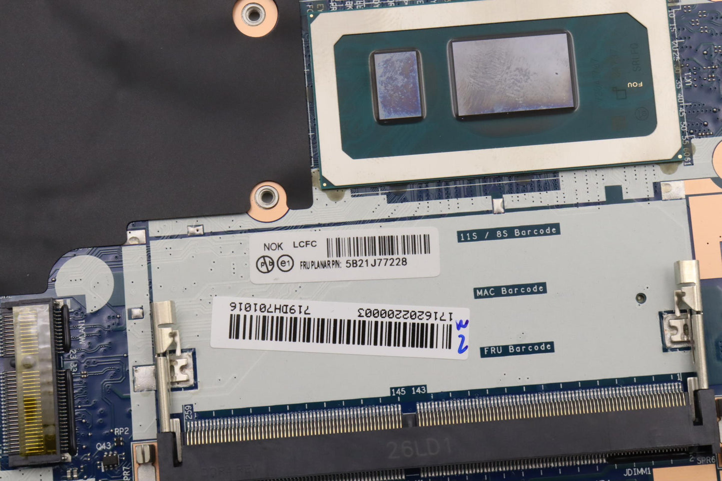Lenovo Bdplanar Frui51235Uirxe0G Nokn - 5B21J77228