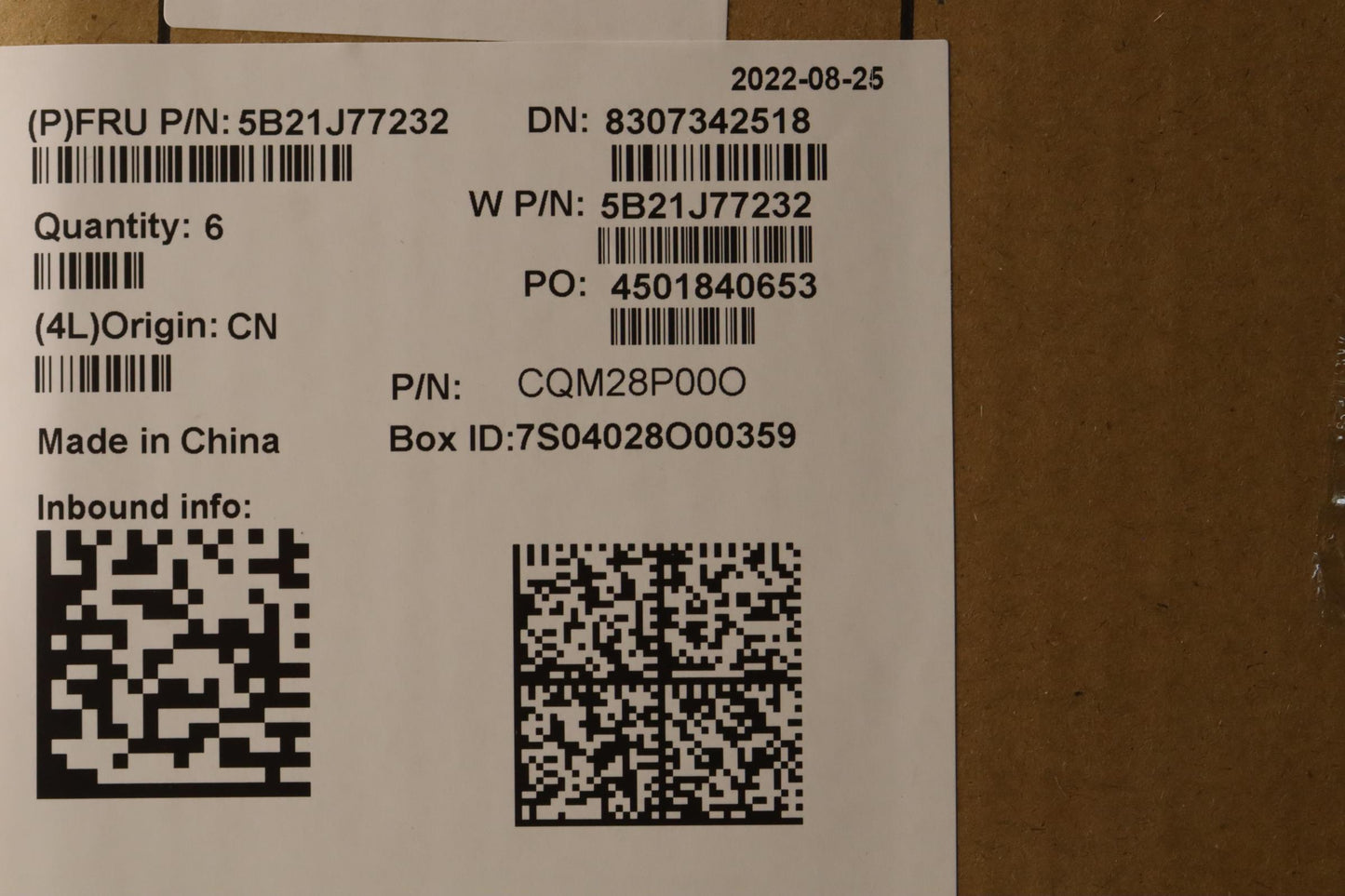 Lenovo Bdplanar Fru N60008G Mapt Win, - 5B21J77232