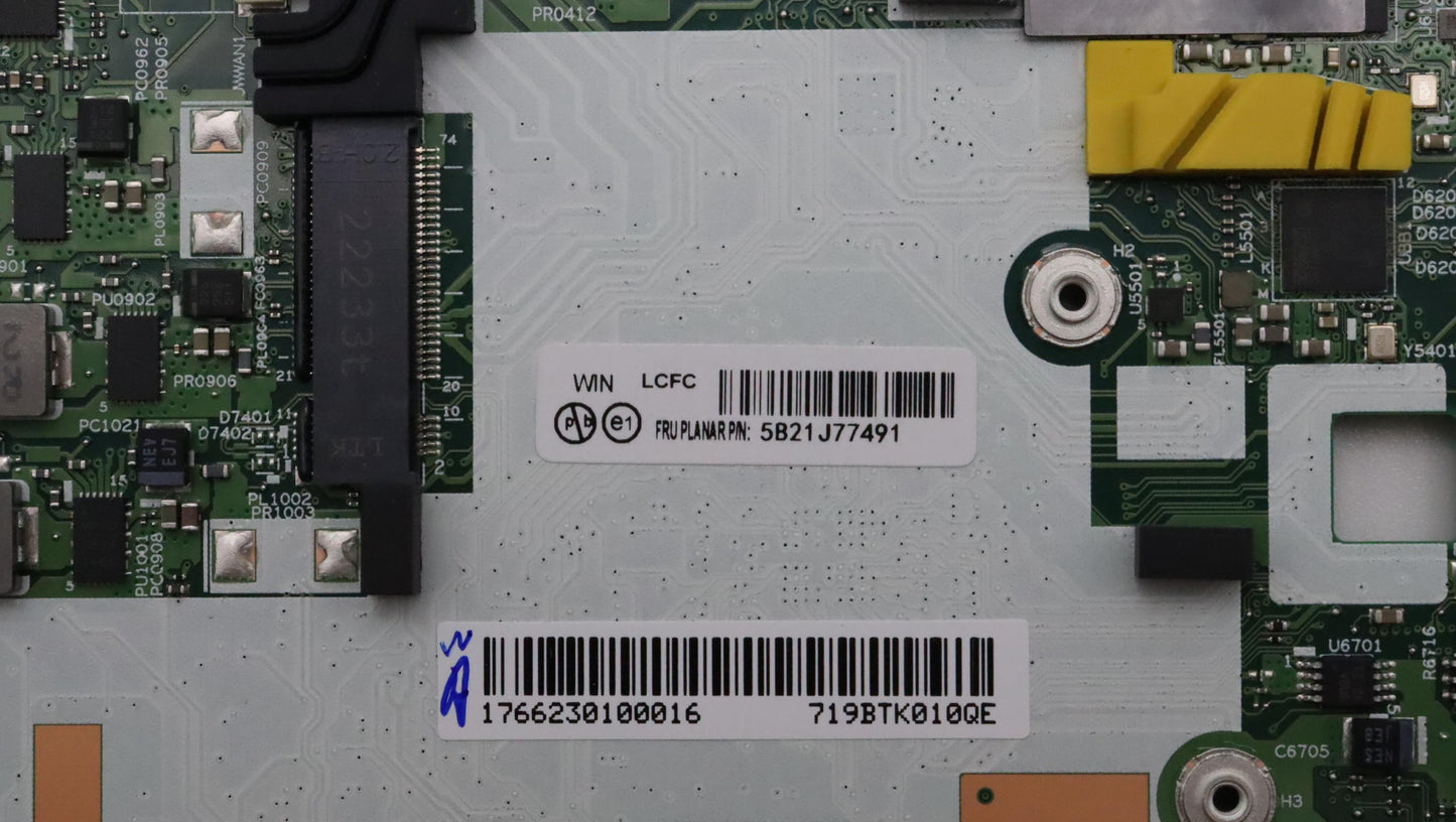 Lenovo Bdplanar I71165G7,8Gax201Nundl - 5B21J77491