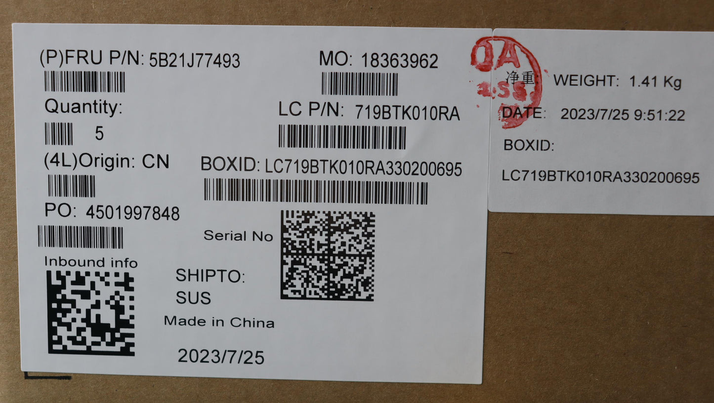 Lenovo Bdplanar I71165G7,8Gax201Nundl - 5B21J77493