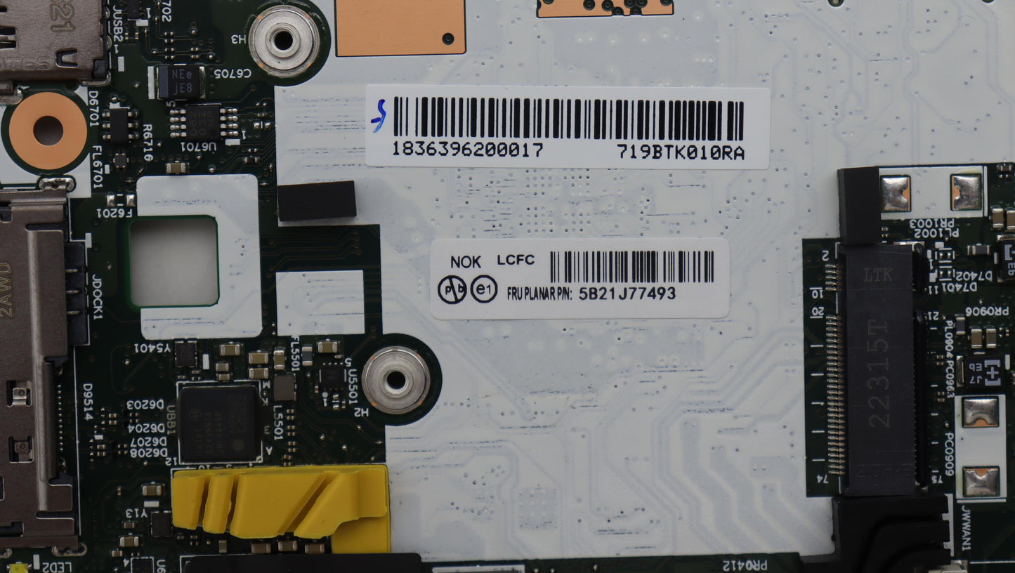 Lenovo Bdplanar I71165G7,8Gax201Nundl - 5B21J77493