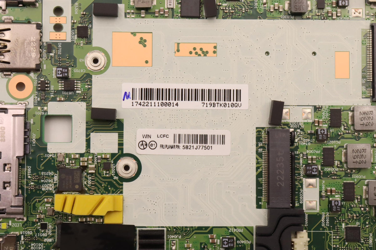 Lenovo Bdplanar I71165G716Gax201Nundl - 5B21J77501