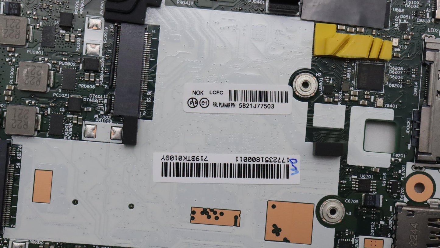 Lenovo Bdplanar I71165G716Gax201Nundl - 5B21J77503