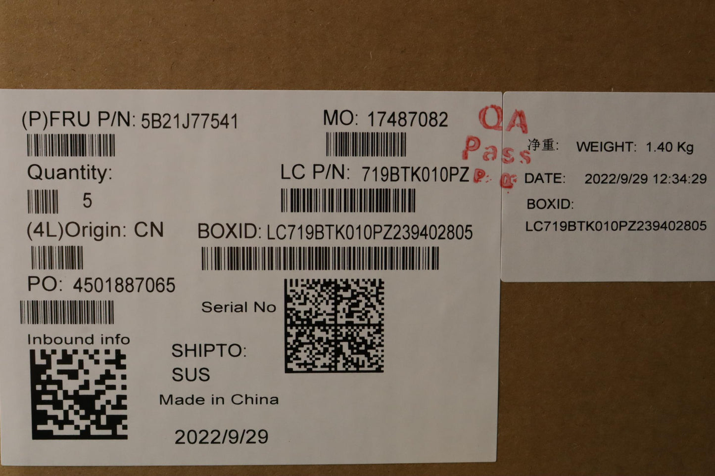 Lenovo Bdplanar I71185G716G201Vpndlwi - 5B21J77541