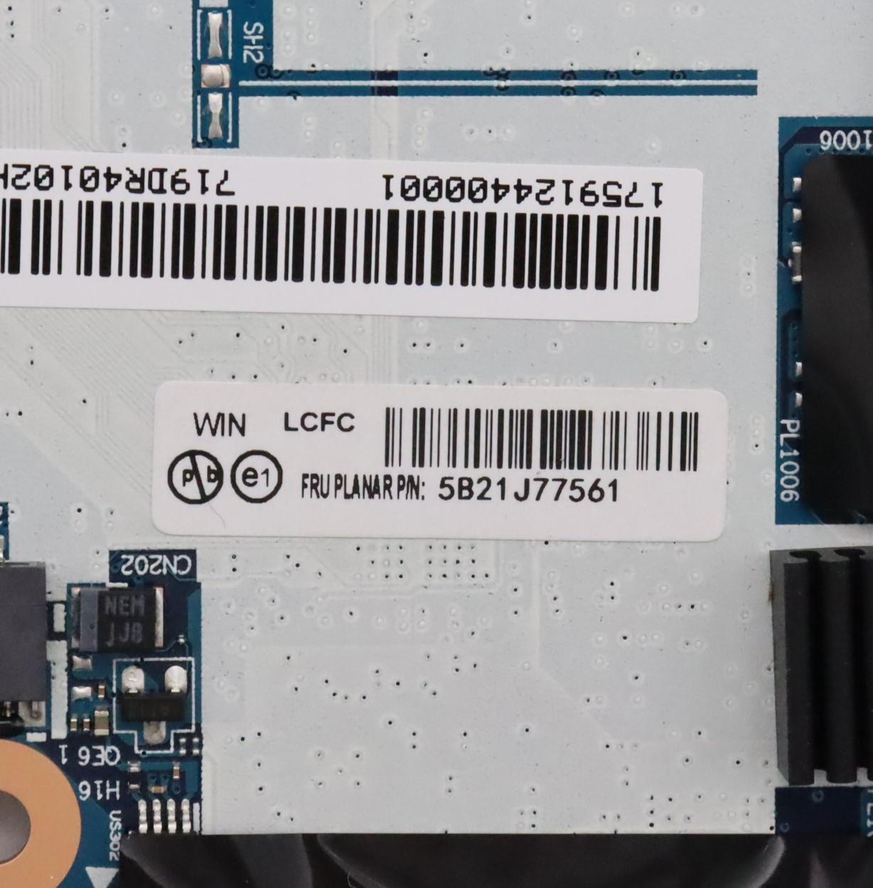 Lenovo Bdplanar Mflr5Pro6650Uig8G725A - 5B21J77561