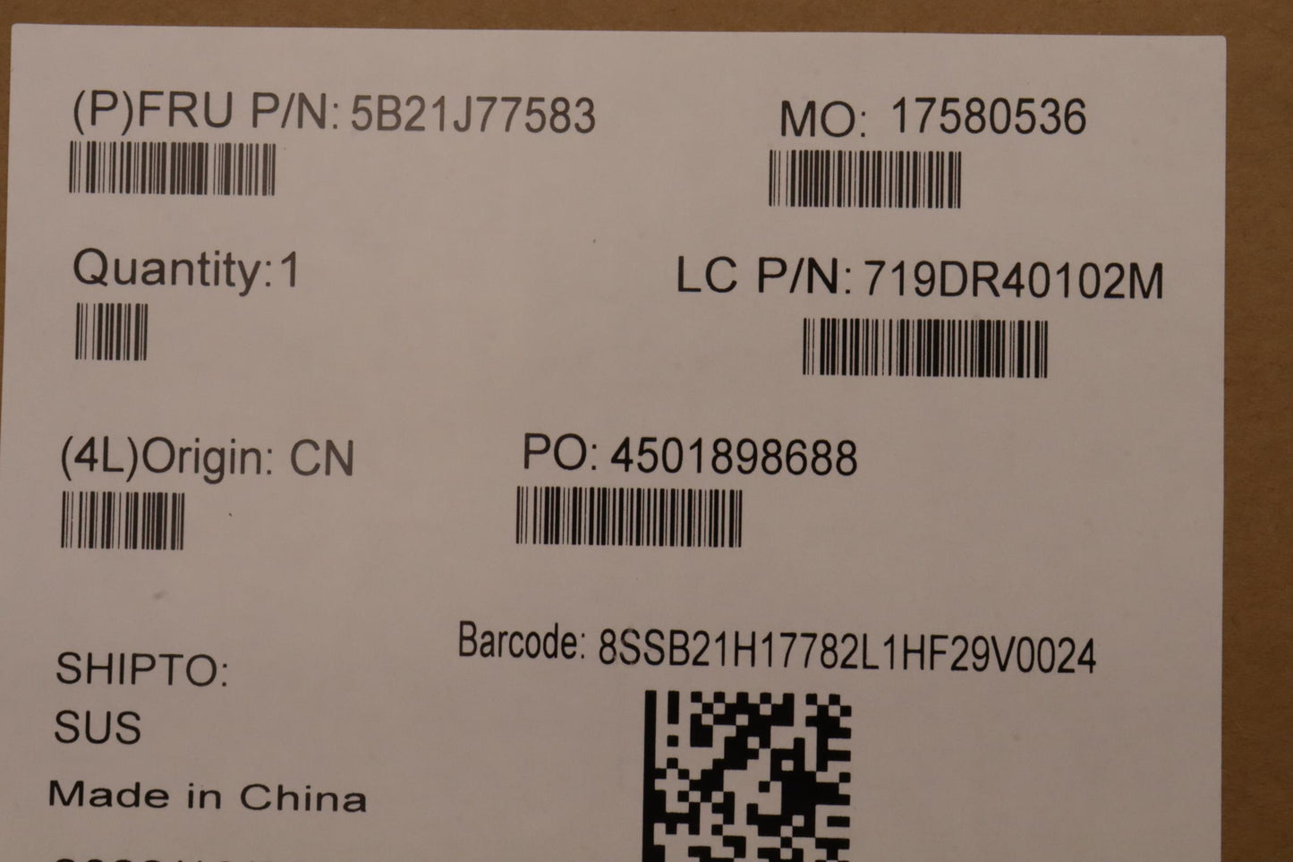 Lenovo Bdplanar Mflr5Pro6650Uig8G616W - 5B21J77583