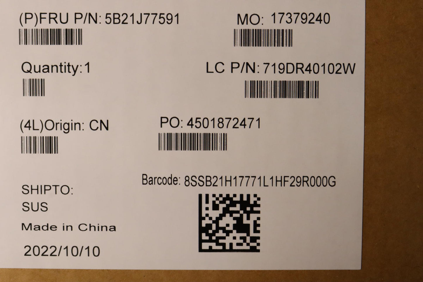 Lenovo Bdplanar Mflr5Pro6650Uig16G616 - 5B21J77591