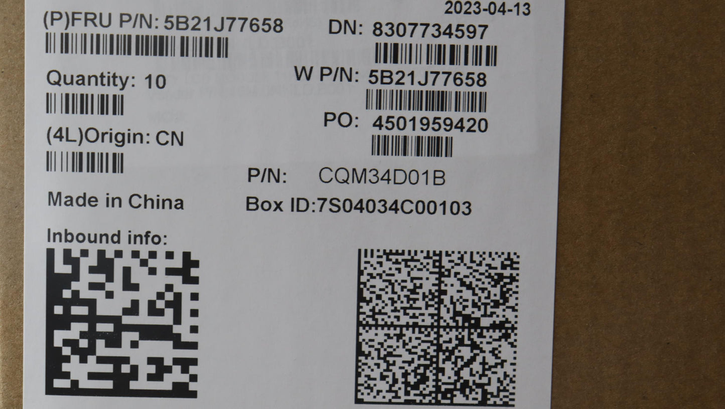 Lenovo Bdplanar Frlr7Pro16Gbrz616Ydtl - 5B21J77658