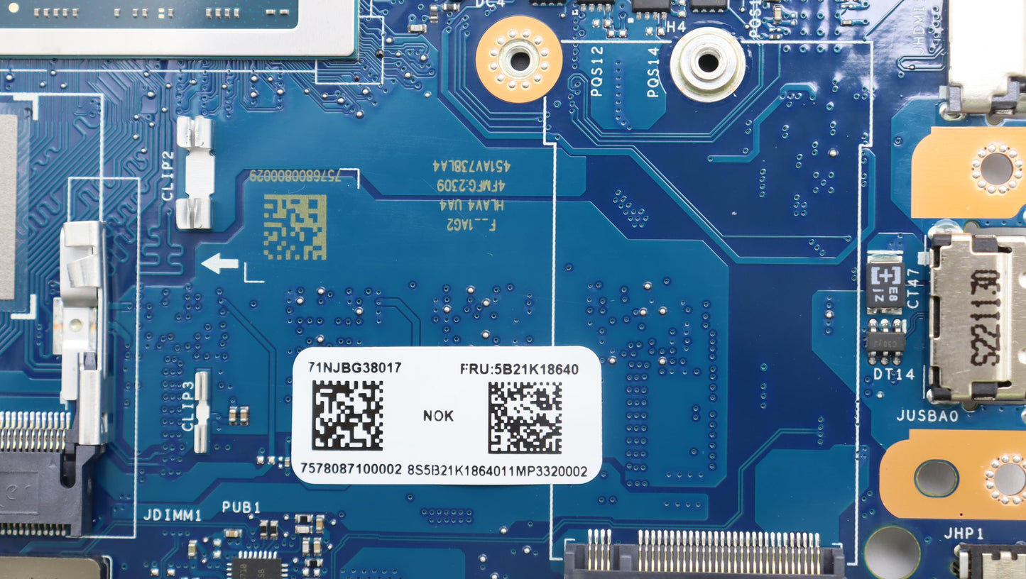 Lenovo Bdplanar Mbc21Je Nok R77730Uma - 5B21K18640