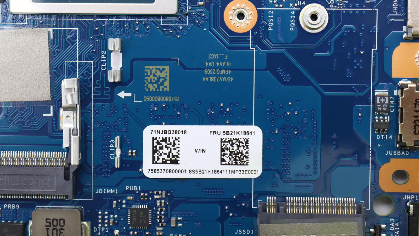 Lenovo Bdplanar Mbc21Je Win R77730Uma - 5B21K18641