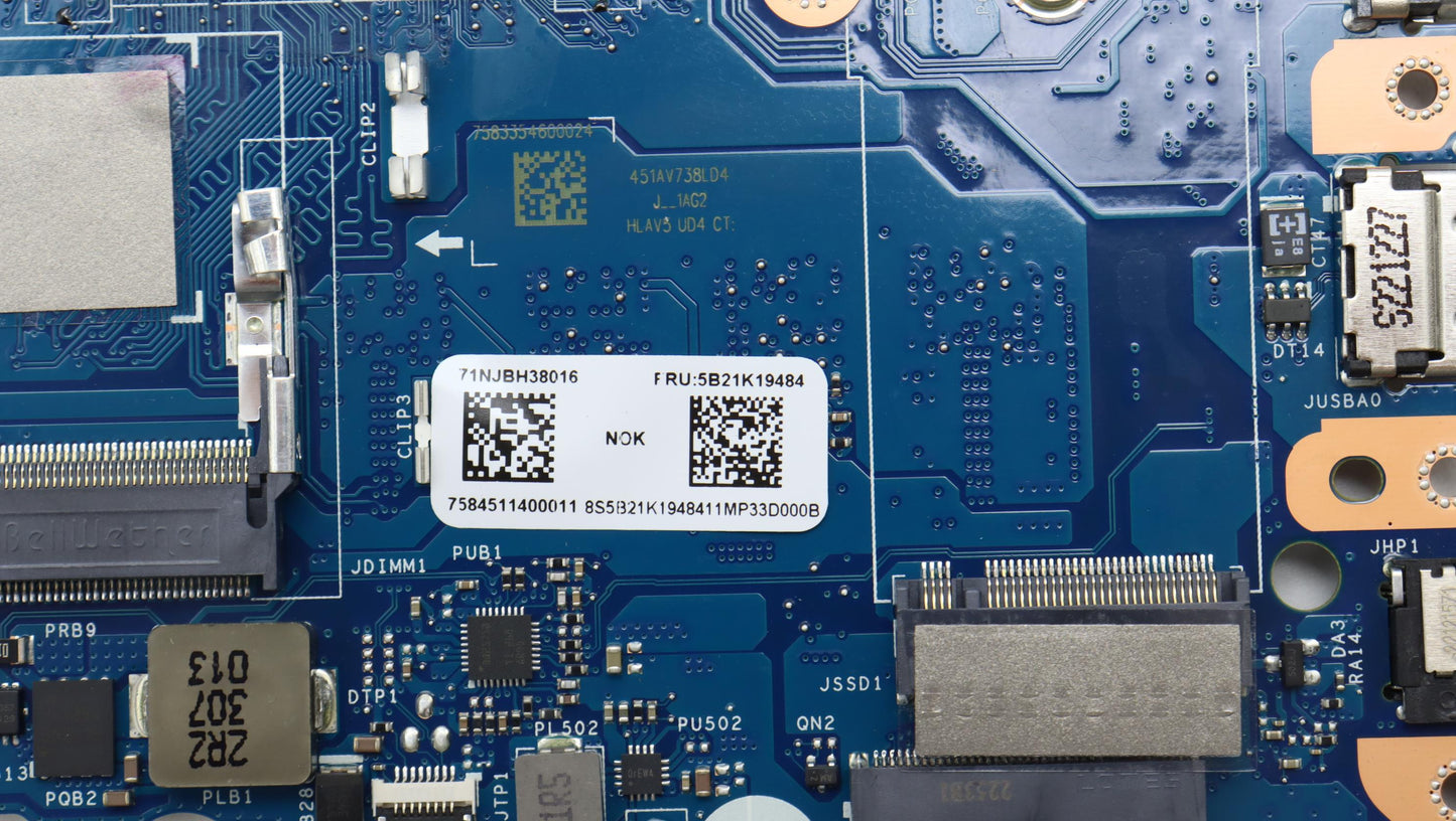 Lenovo Bdplanar Mbc21Jf Nok R77730Uma - 5B21K19484