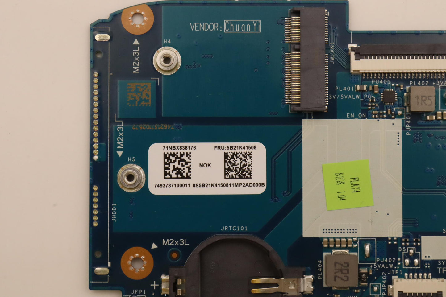 Lenovo Bdplanar Mb C82Fj Nok A3050U U - 5B21K41508