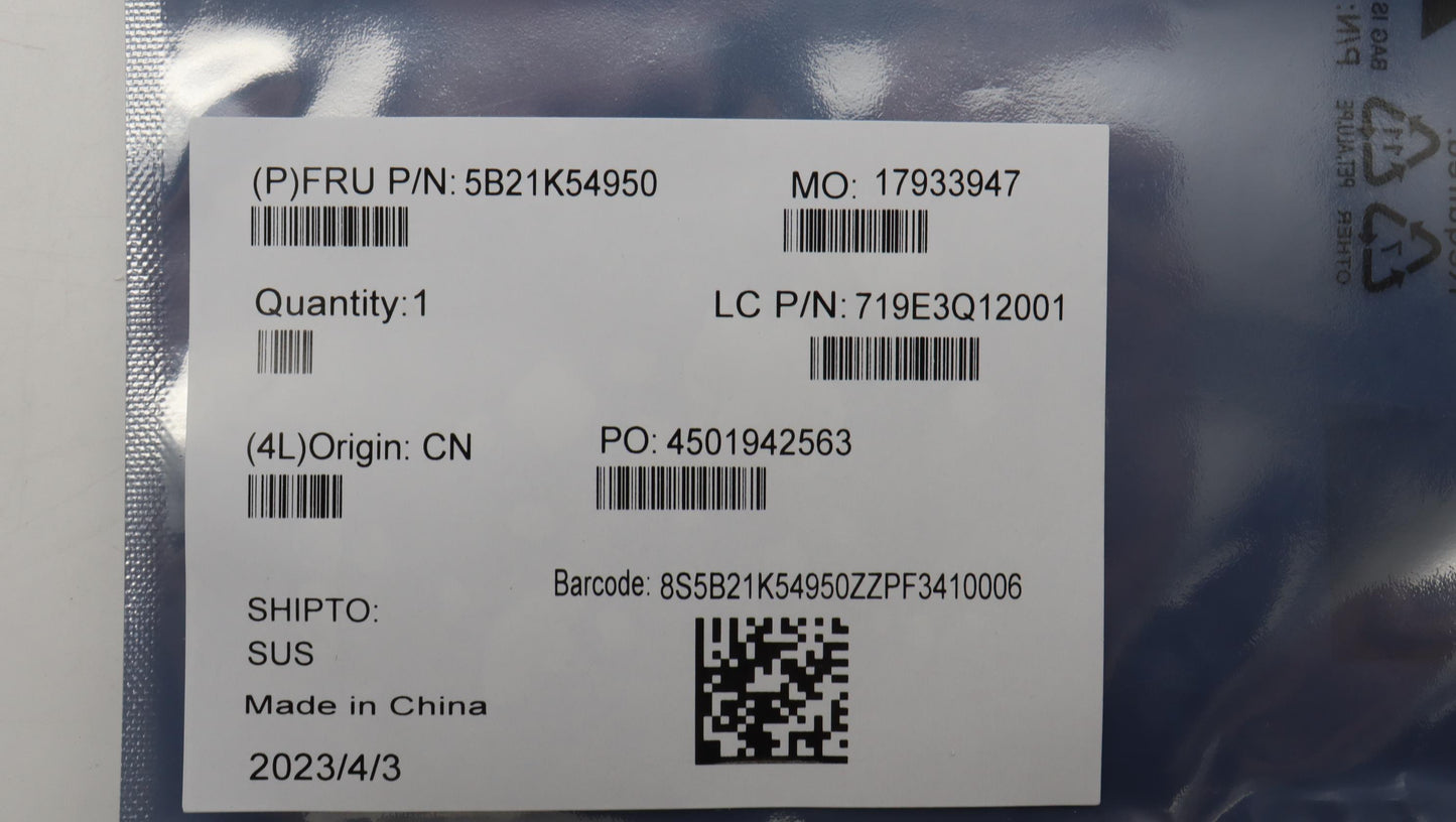 Lenovo Bdplanar Mb L82Xq Win R37320U_ - 5B21K54950