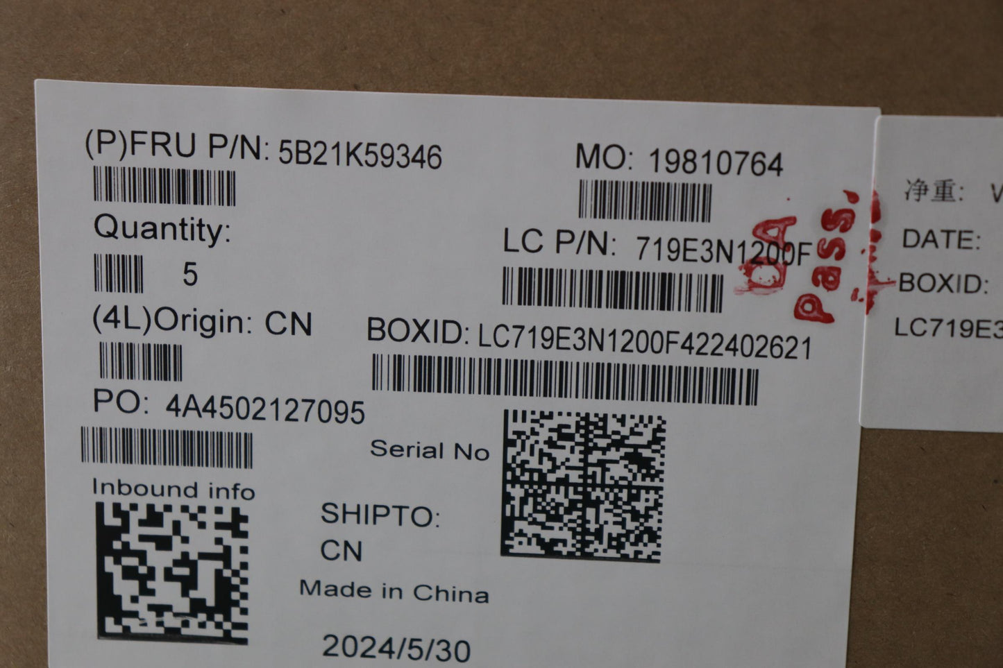 Lenovo Bdplanar Mbl82Xn Win Asr7120U_ - 5B21K59346