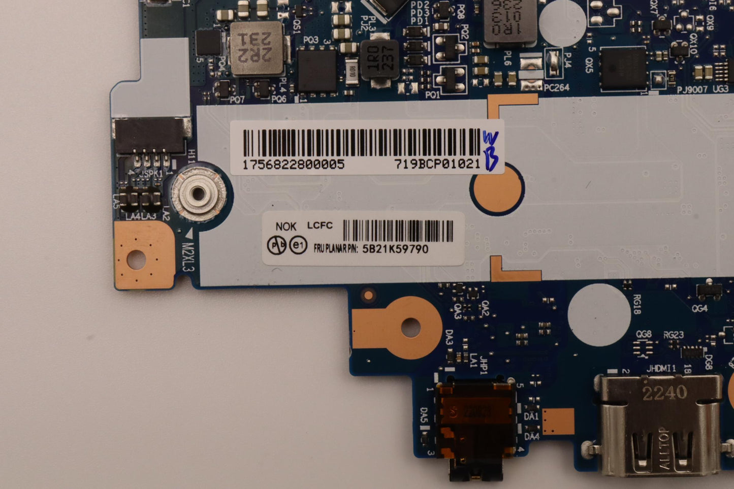 Lenovo Bdplanar I31115G4 Uma,Nok,Ytpm - 5B21K59790