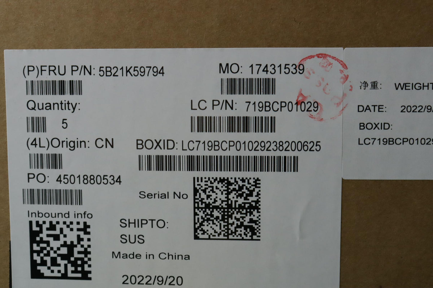 Lenovo System Board, i3-1115G4, UMA, WIN, TPM, Y-ABS - 5B21K59794