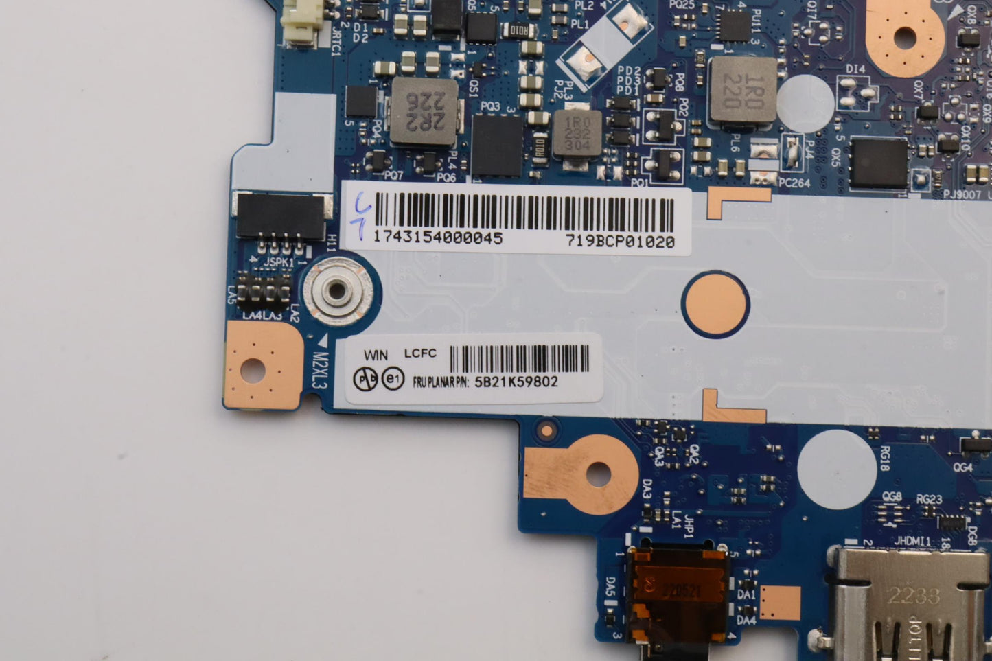 Lenovo BDPLANAR i5-1135G7, Iris, Windows, TPM, ABS - 5B21K59802