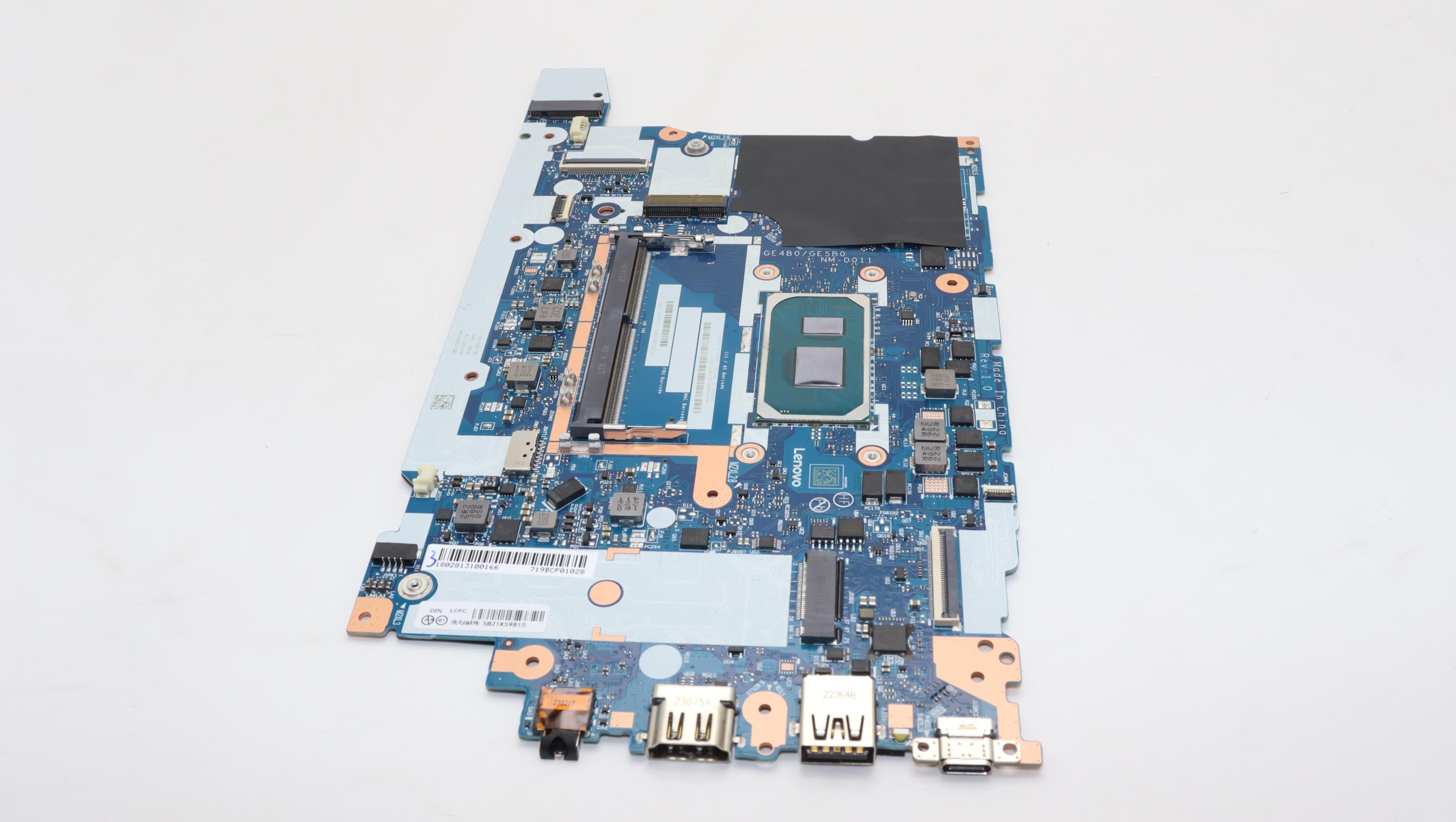 Lenovo Motherboard BDPLANAR, i7-1165G7 Iris, Windows, TPM Enabled