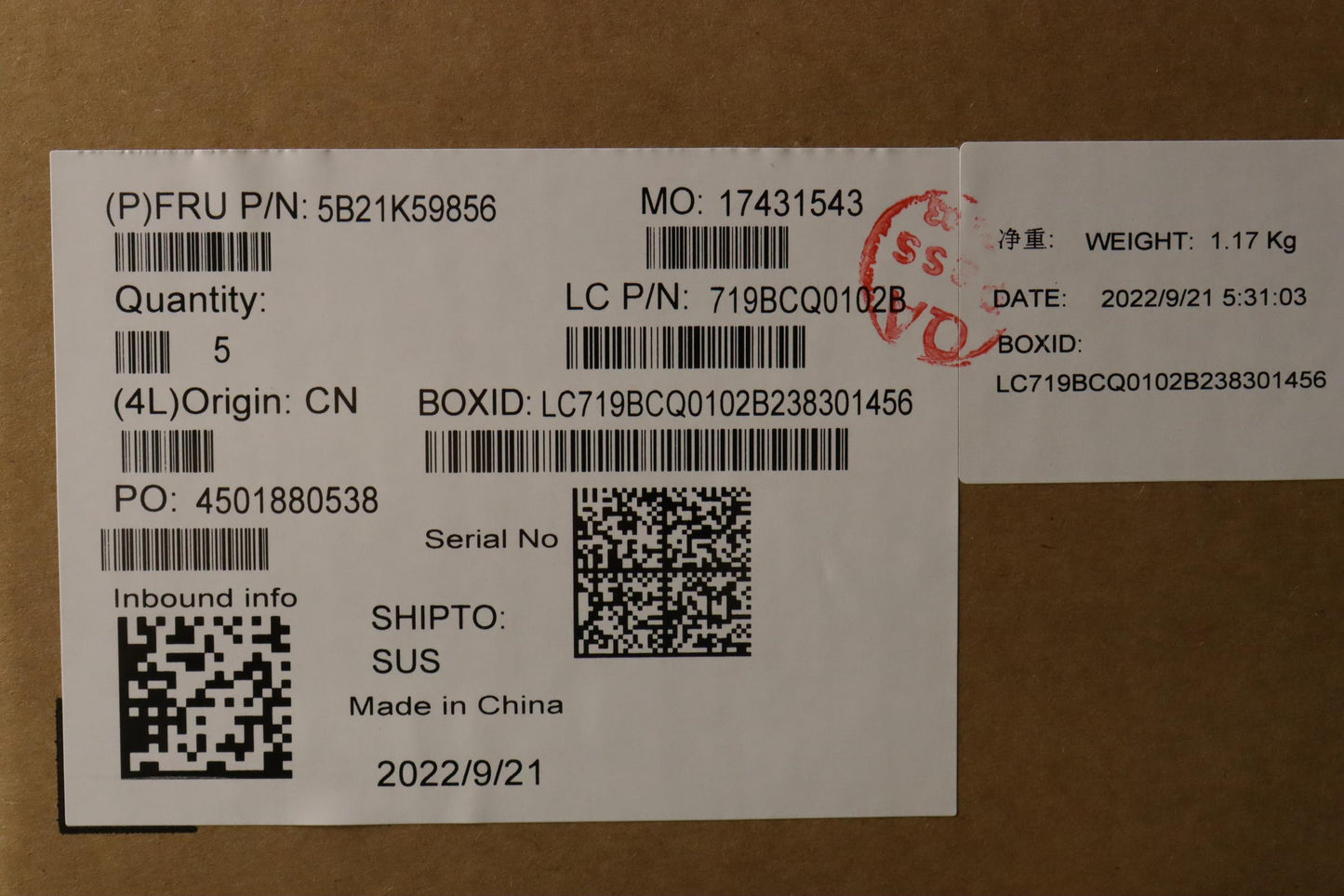 Lenovo System Board, i7-1165G7, IG, WIN, TPM - 5B21K59856