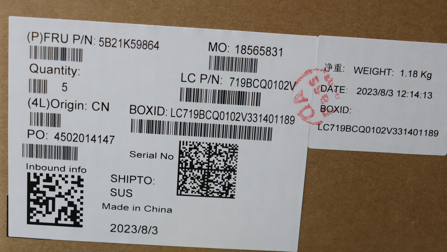 Lenovo Bdplanar I71165G7 Ig Ebs Winyt - 5B21K59864
