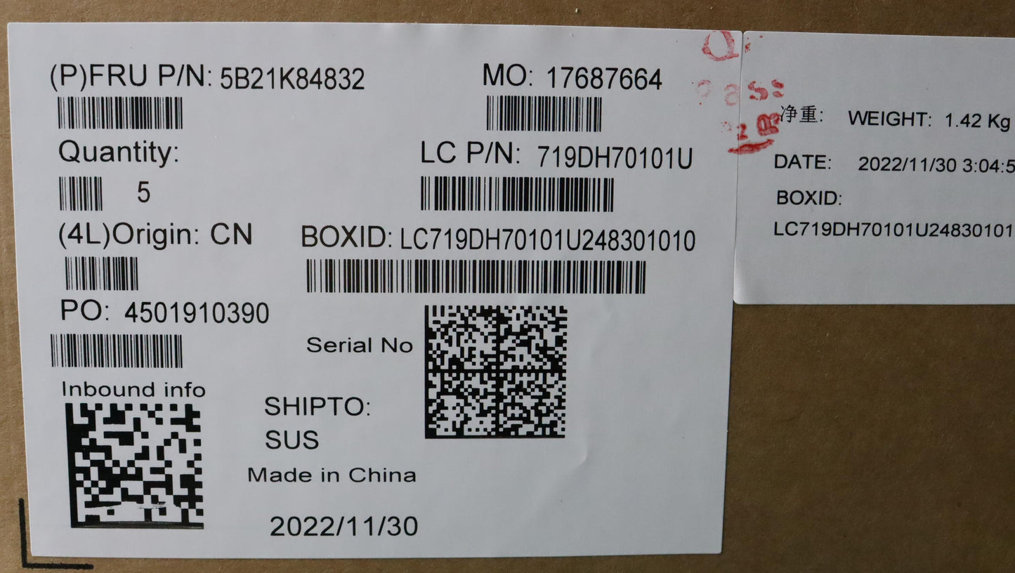 Lenovo System Board, i5-1235U, IrXe, 8G, WIN NdT2, YAIPU - 5B21K84832