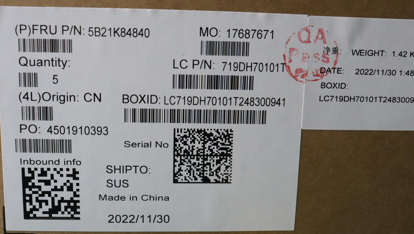 Lenovo Bdplanar I7-1255Uirisxe8 - 5B21K84840