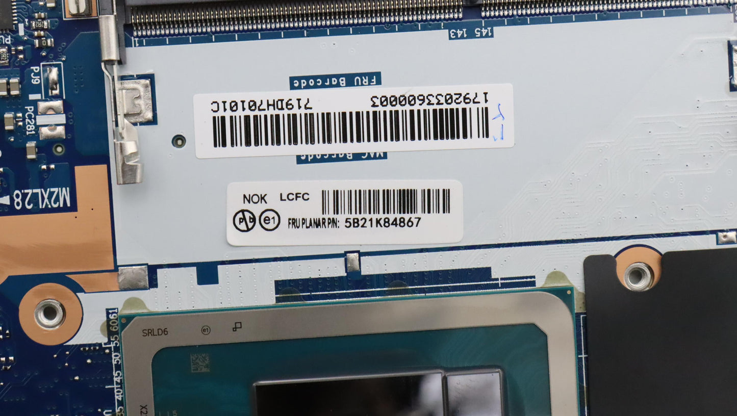 Lenovo Bdplanar I7-1260Pirisxe8G Nok, - 5B21K84867