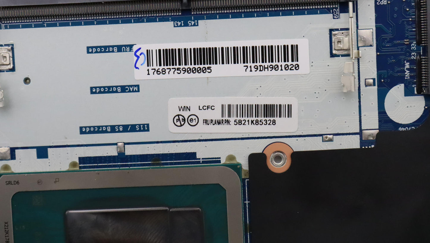 Lenovo Bdplanar I7-1260Pixeg8G Win Na - 5B21K85328