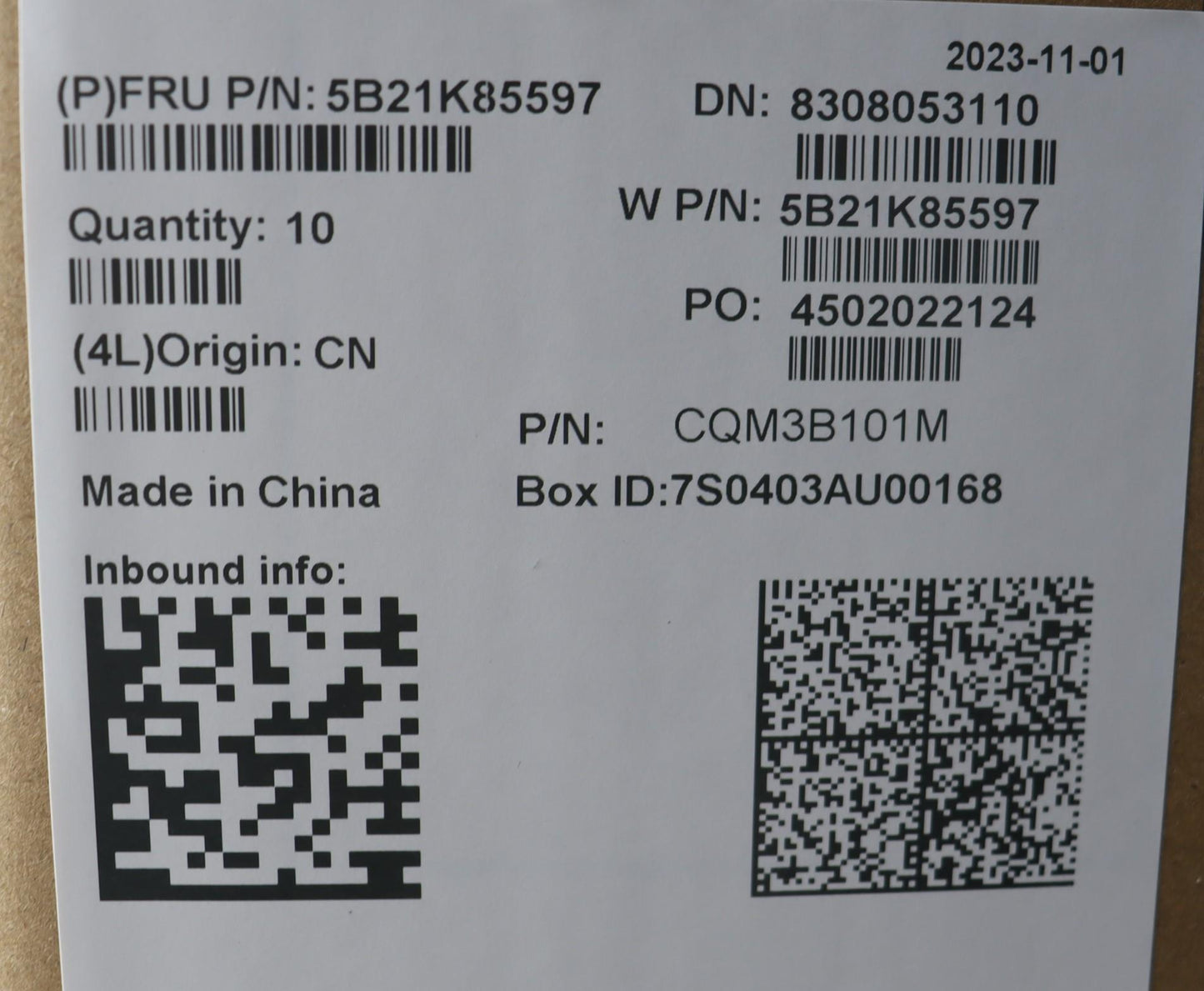 Lenovo Bdplanar Fl Cel6305 4G Ydtl3 W - 5B21K85597