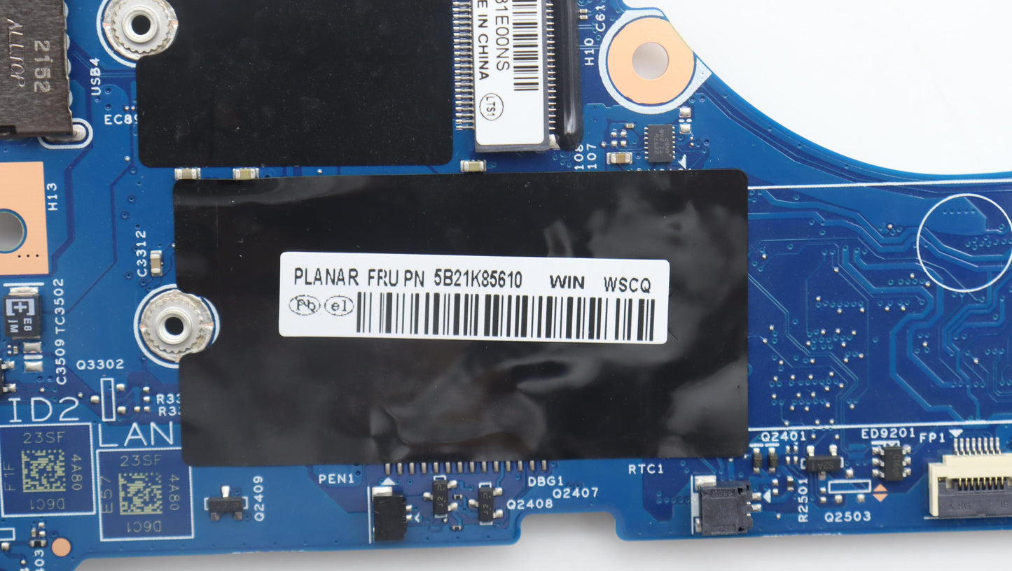 Lenovo Motherboard BDPLANAR, FLi7-1165G7, 4+4GB, YdTL3, Windows, yABNA - 5B21K85610