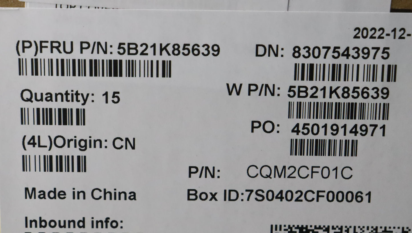 Lenovo BDPLANAR FLi5-1145G7 Motherboard, vP16G, YdTL3 Windows - 5B21K85639