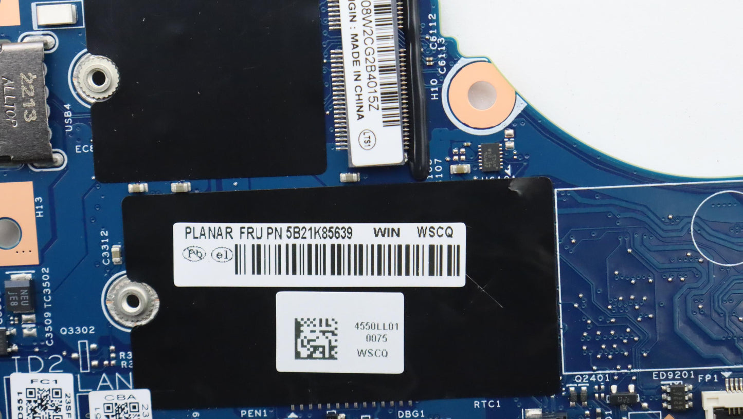 Lenovo BDPLANAR FLi5-1145G7 Motherboard, vP16G, YdTL3 Windows - 5B21K85639