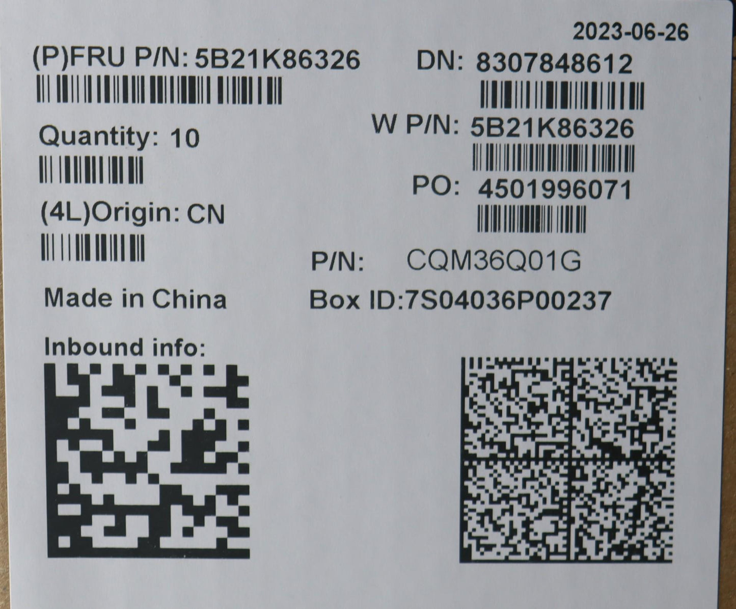 Lenovo Bdplanar I7-1265U,16G,Vpax211Y - 5B21K86326