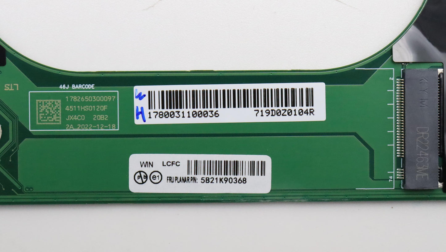 Lenovo Bdplanar Win,I7-1255U,16G,Ytpm - 5B21K90368