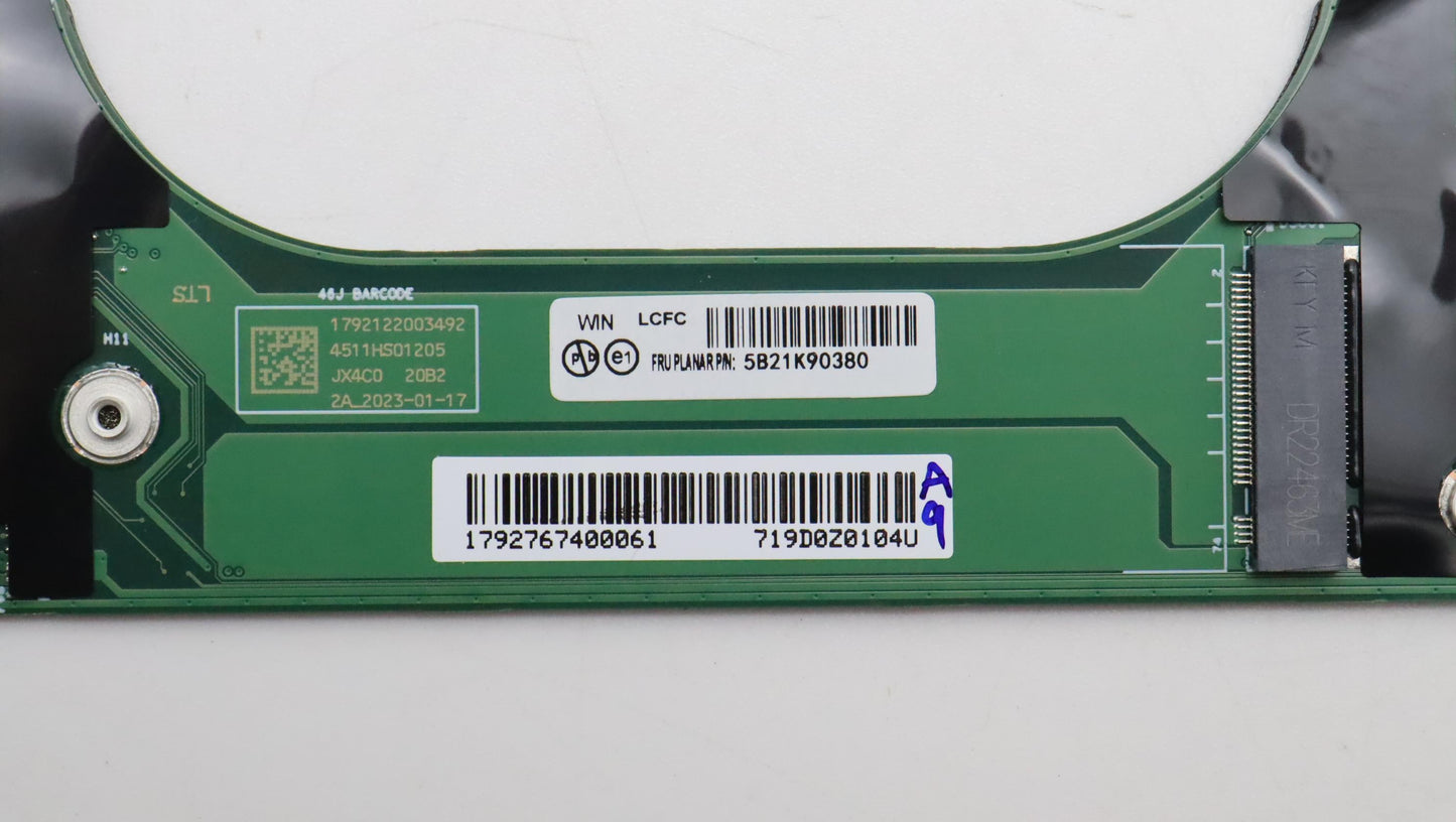 Lenovo Motherboard, i7-1260P, 16GB RAM, Windows DPK, LI - 5B21K90380