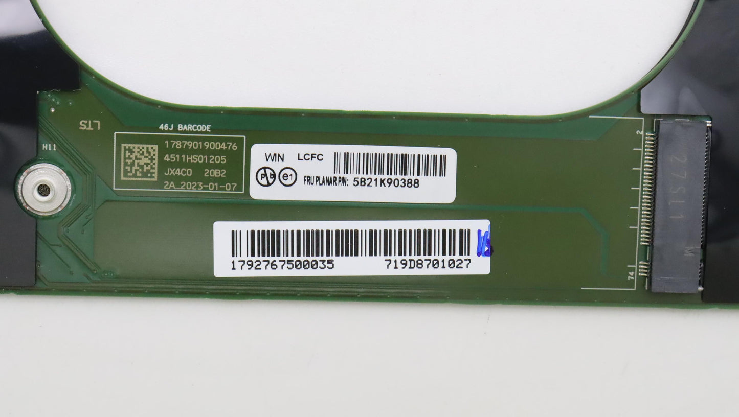 Lenovo Motherboard with i7-1260P, 16GB RAM, TPM2, for Windows - 5B21K90388