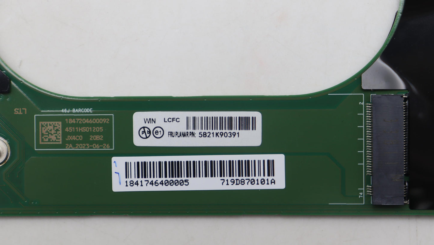 Lenovo Bdplanar Win,I7-1260P,16G,Dtpm - 5B21K90391