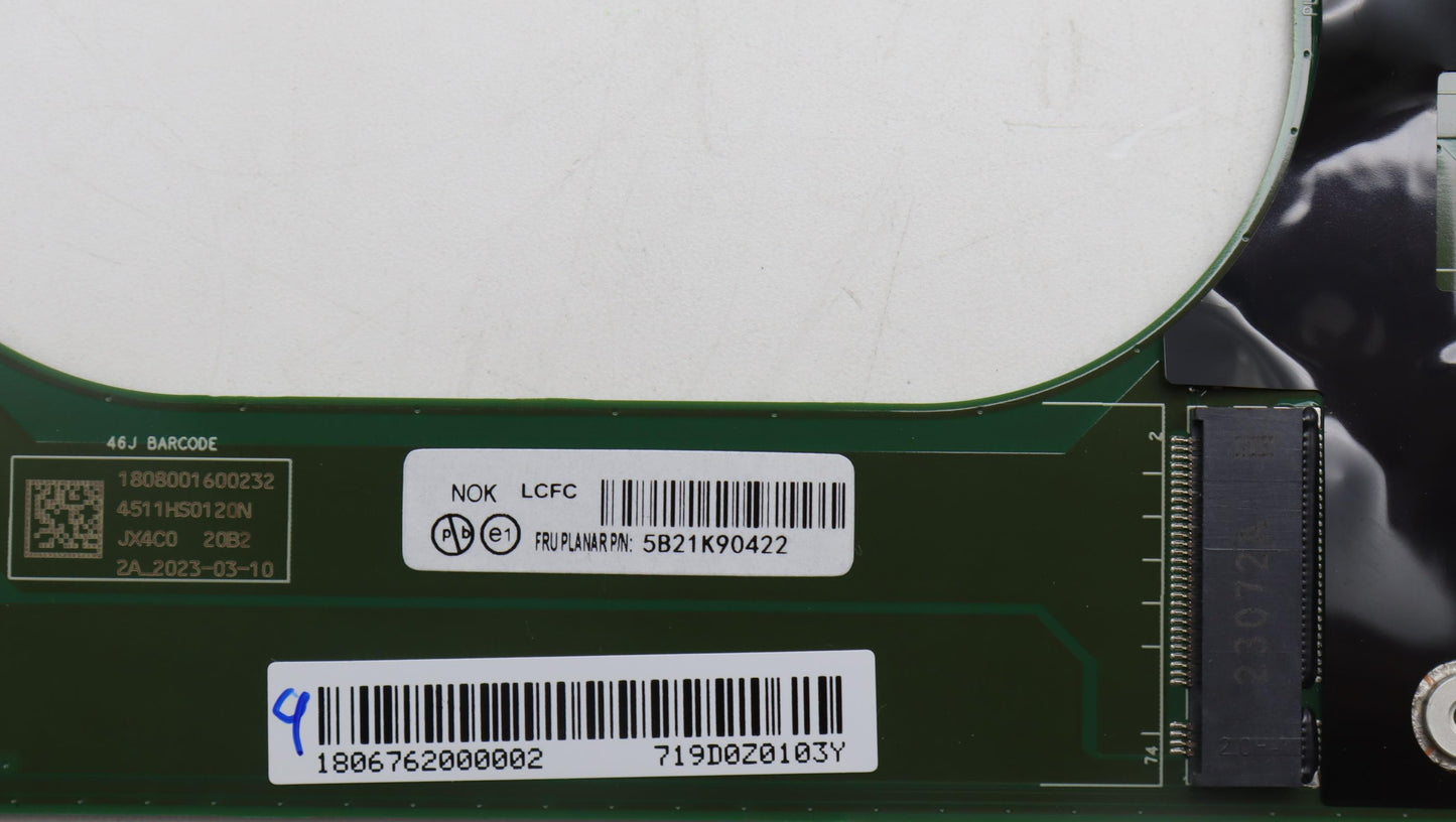 Lenovo Bdplanar Nok,I51245U,32,Ya,Ydt - 5B21K90422
